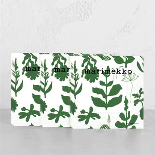 MARIMEKKO  |  ELOKUUN VARJOT PAPER NAPKINS | GREEN + CREAM