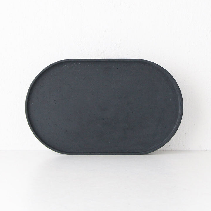 ESHER OVAL PLATTER | SET OF 3 | BLACK