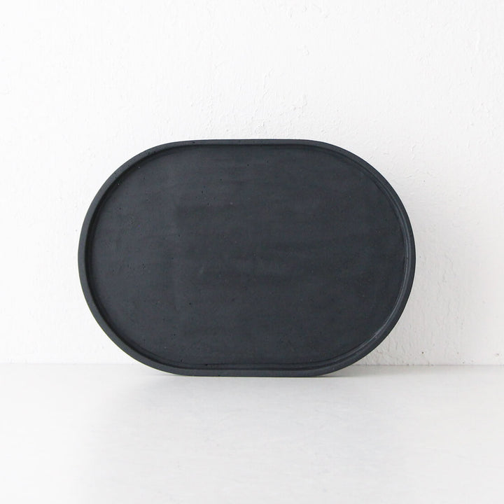 ESHER OVAL PLATTER | SET OF 3 | BLACK