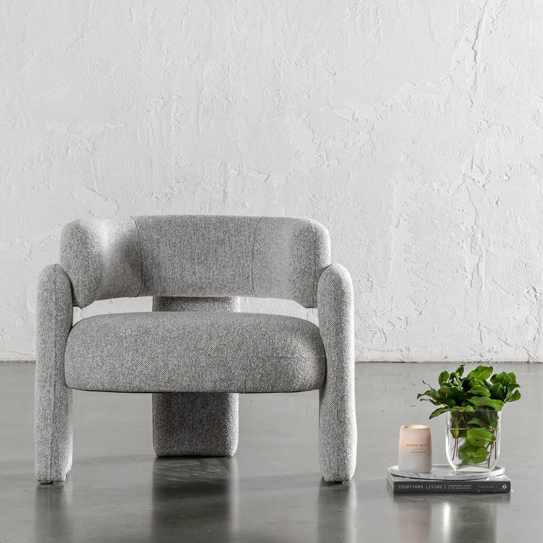 FARO ARMCHAIR | GRANITE HAZE | STYLED