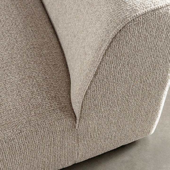 FARO MODULAR CHAISE LOUNGE SOFA | PEBBLE BAY MIST