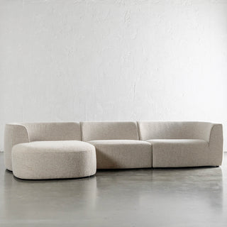 FARO MODULAR CHAISE LOUNGE SOFA | PEBBLE BAY MIST