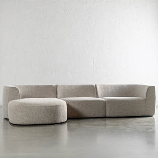 FARO MODULAR CHAISE LOUNGE SOFA | PEBBLE BAY MIST