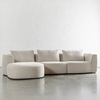 FARO MODULAR CHAISE LOUNGE SOFA | PEBBLE BAY MIST