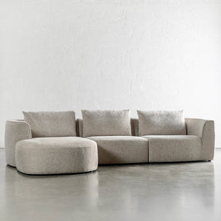 FARO MODULAR CHAISE LOUNGE SOFA | PEBBLE BAY MIST
