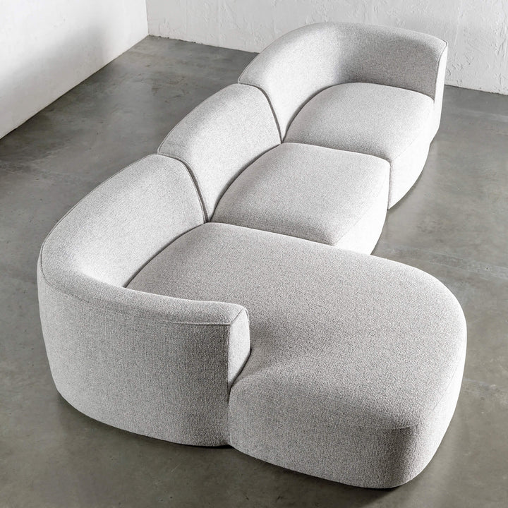 FARO MODULAR CHAISE LOUNGE SOFA FROM ABOVE  |  WINDSWEPT BEACH