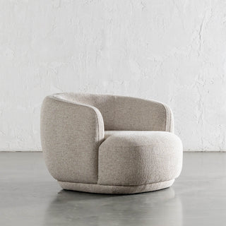 FARO ROUNDED ARMCHAIR  |  PEBBLE BAY MIST