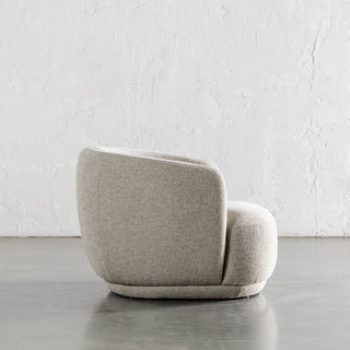 FARO ROUNDED ARMCHAIR  |  PEBBLE BAY MIST