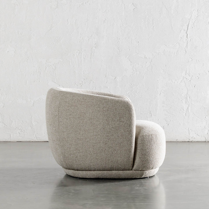 FARO ROUNDED ARMCHAIR  |  PEBBLE BAY MIST