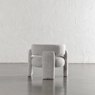 FARO ARMCHAIR BACK VIEW  |  GRANITE HAZE