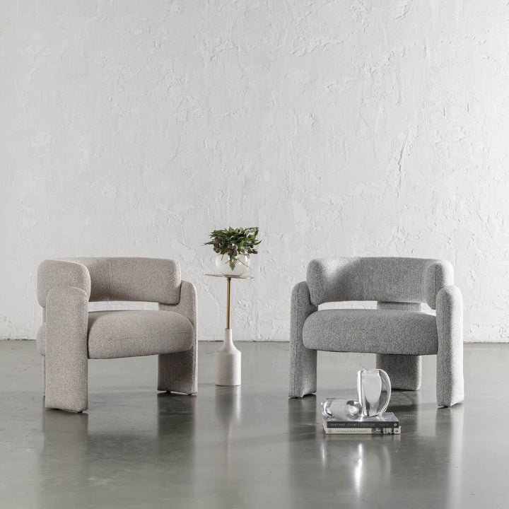 FARO ARMCHAIR  |  SANDY DUSK + WINDSWEPT BEACH