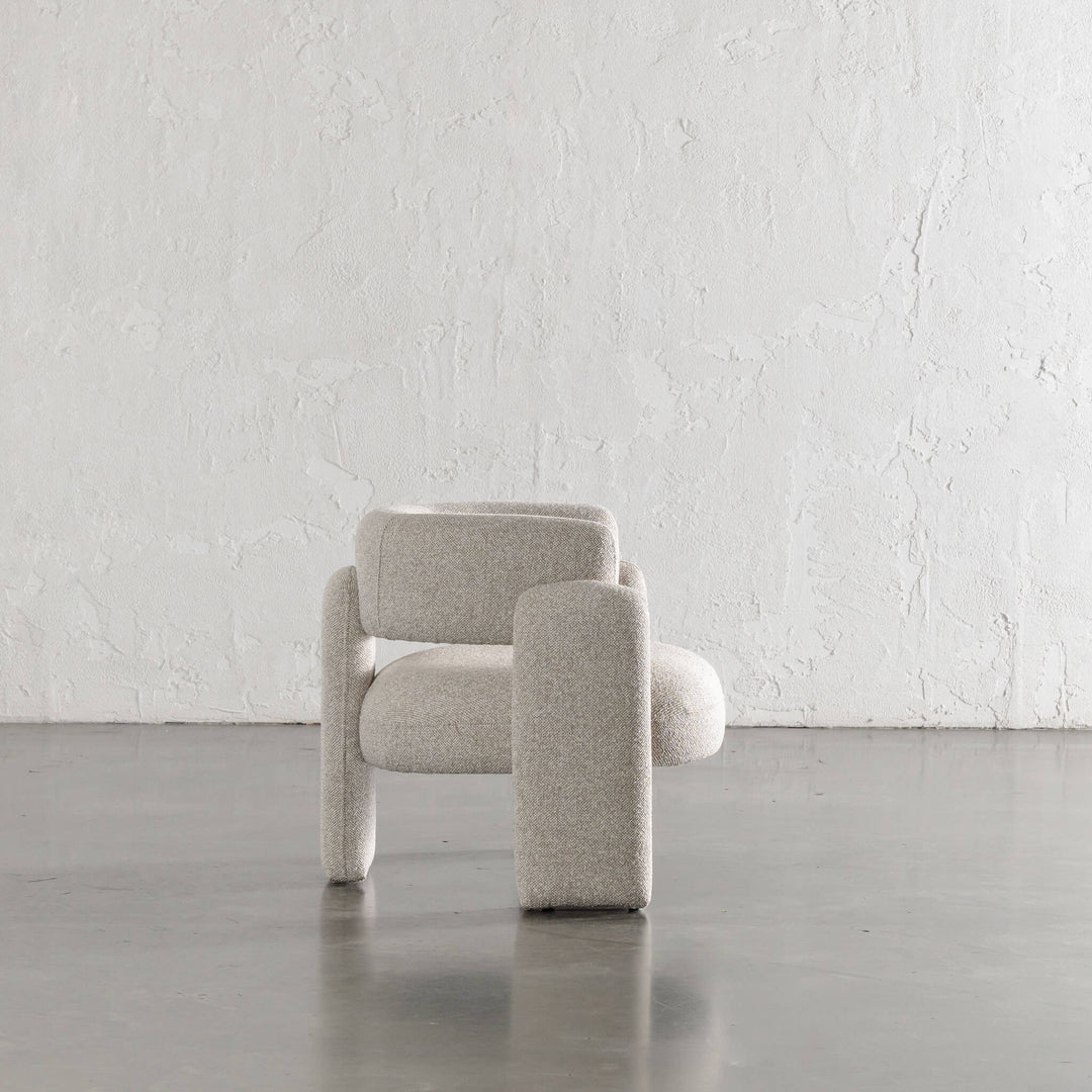 FARO ARMCHAIR SIDE VIEW  |  SANDY DUSK