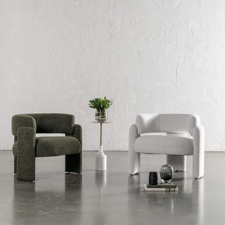 FARO ARMCHAIR  |  SNOW CAP WHITE + BANKSIA LEAF COLLECTION