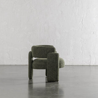 FARO ARMCHAIR SIDE VIEW |  BANKSIA LEAF GREEN