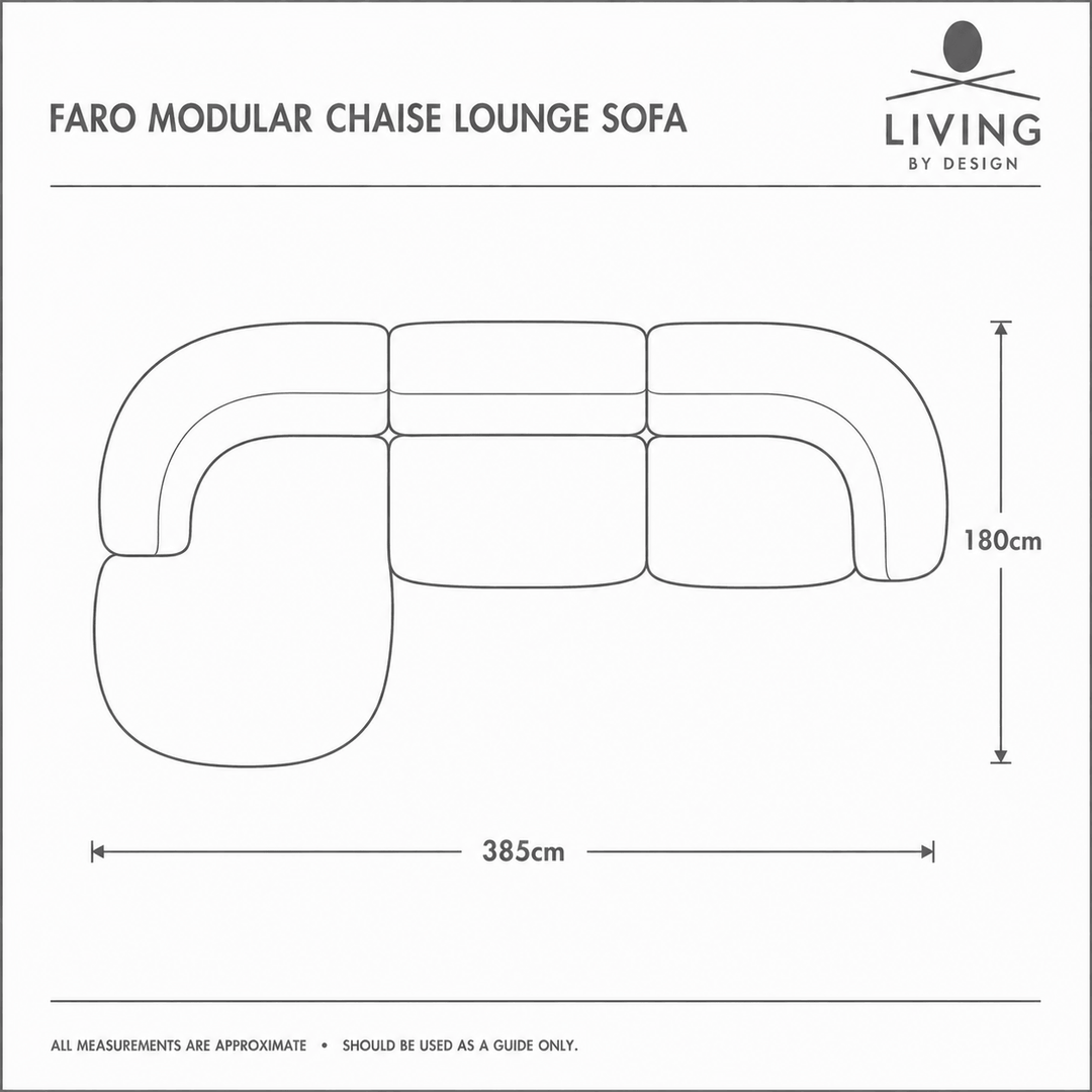 FARO MODULAR CHAISE LOUNGE SOFA - AERIAL