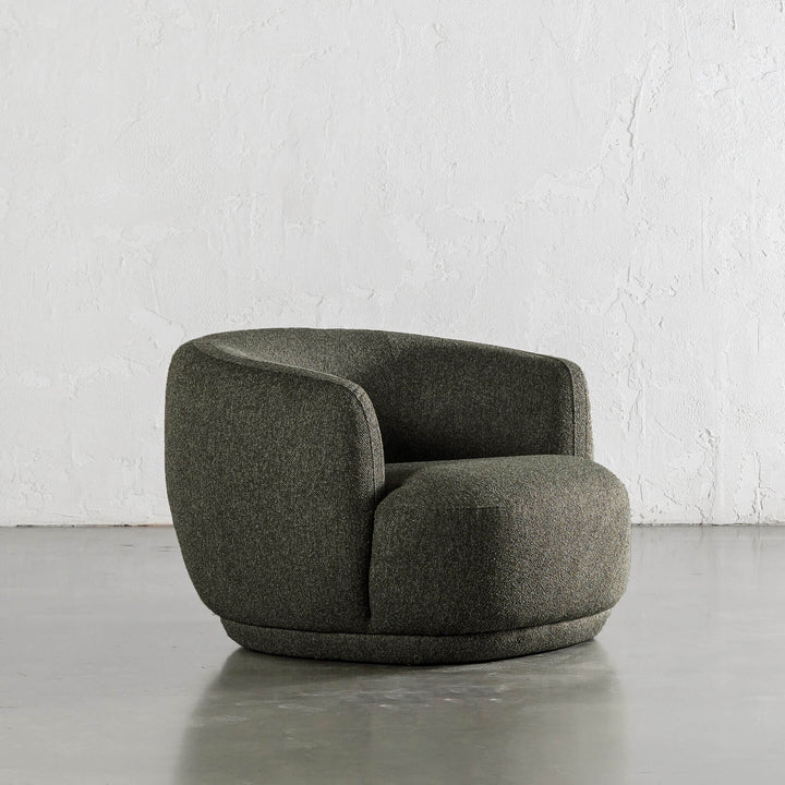 FARO ROUNDED ARMCHAIR  |  BANKSIA LEAF GREEN