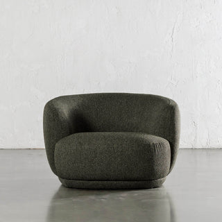 FARO ROUNDED ARMCHAIR  |  BANKSIA LEAF GREEN