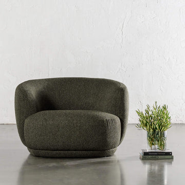 FARO ROUNDED ARMCHAIR  |  BANKSIA LEAF GREEN