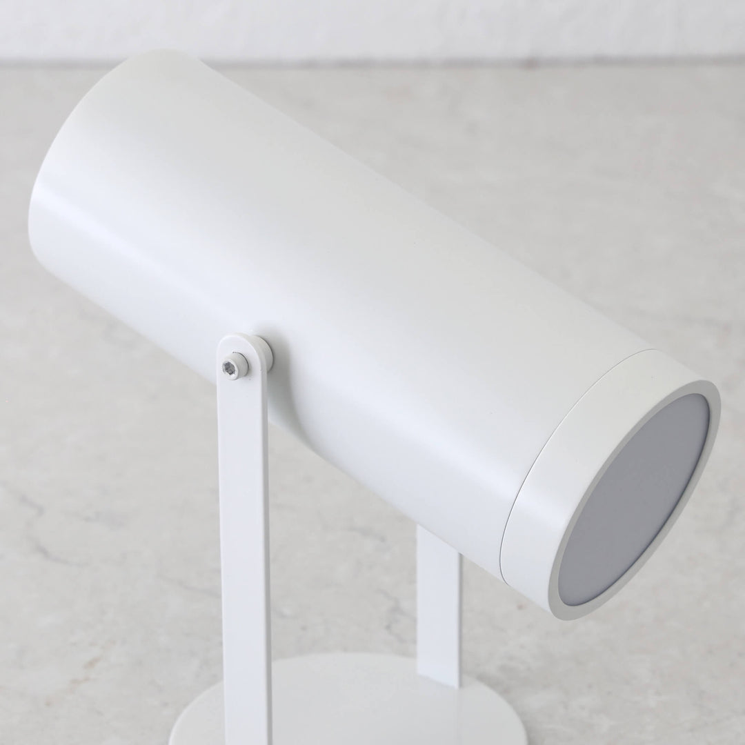 FERERRA LED RECHARGEABLE CYLINDER LAMP  |  23CM  |  WHITE