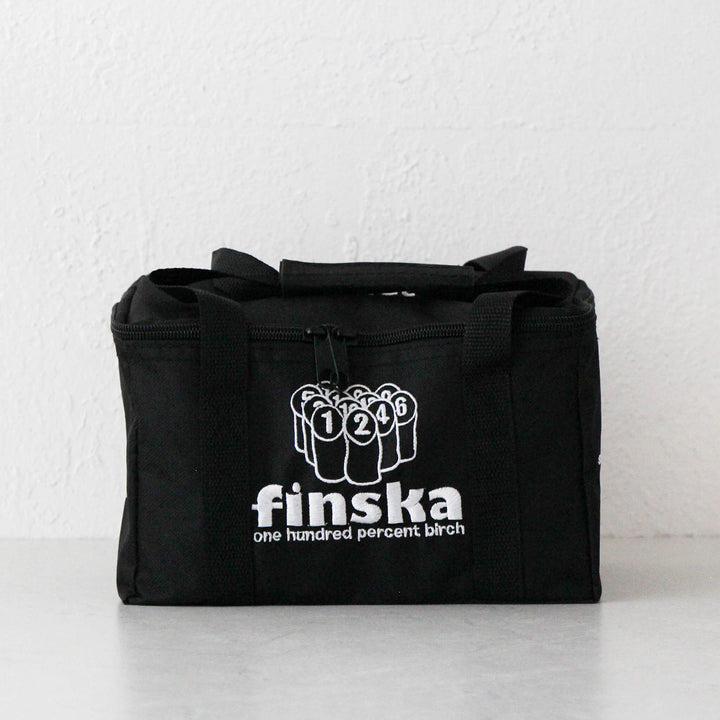 FINSKA ORIGINAL + TRAVEL BAG  |  PLANET FINSKA  |  LAWN GAME  |  BLACK