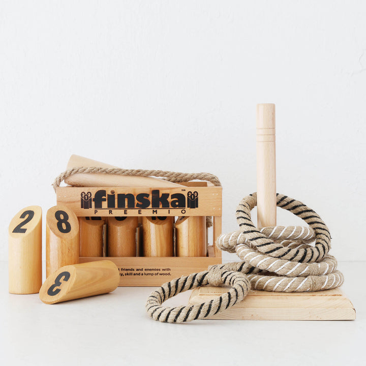 FINSKA PREEMIO + ROPE QUOITS | PLANET FINSKA BUNDLE  |  LAWN GAMES