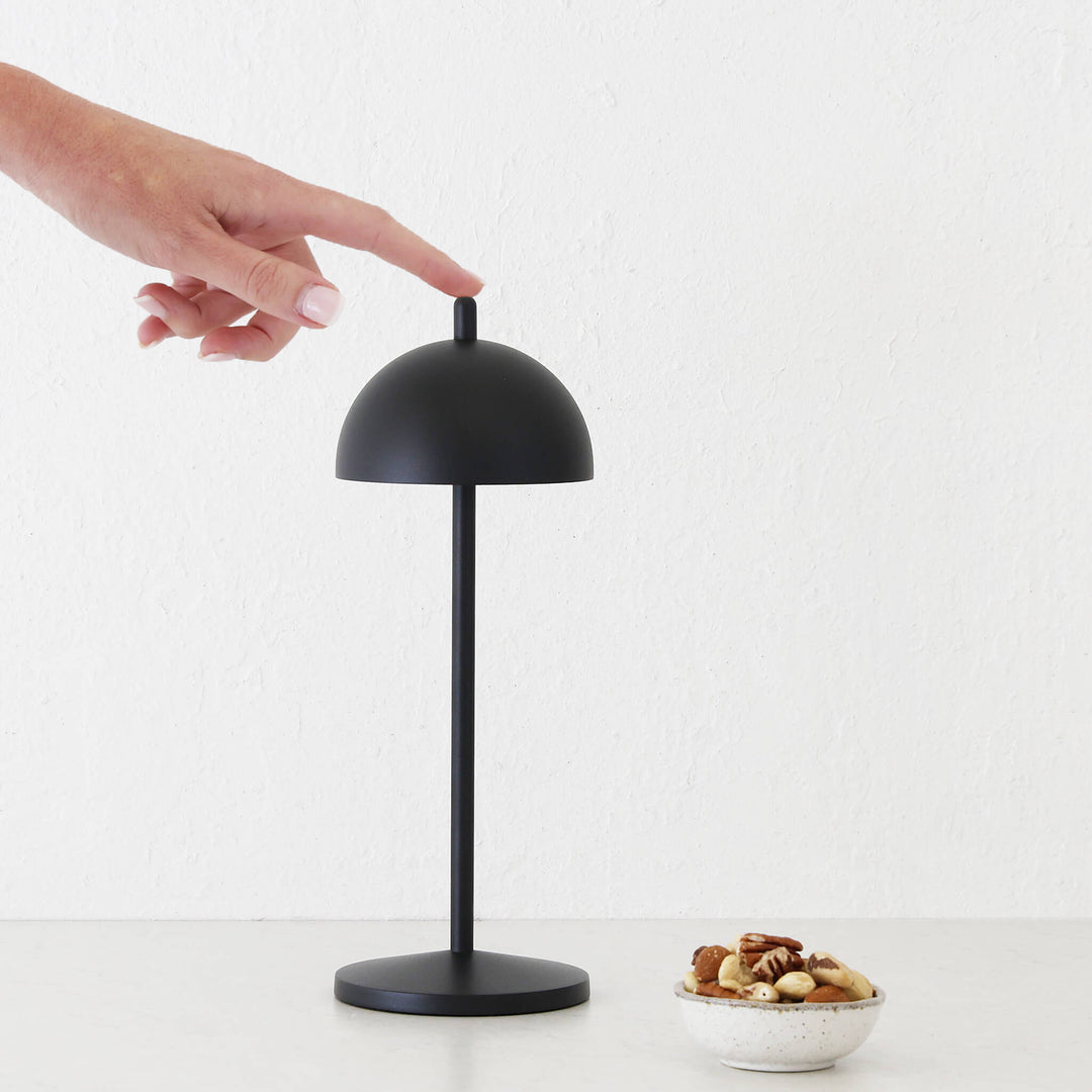 FONTAINES_RECHARGEABLE_INDOOR_OUTDOOR_LED_TABLE_LAMP___MATTE_BLACK___HAND