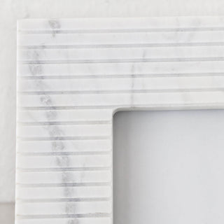 FONTE MARBLE PHOTO FRAME BUNDLE X2  |  4x6  |  WHITE + GREY MARBLE