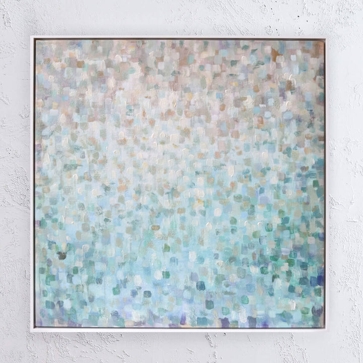 FRAMED CANVAS  |  BLOCK ABSTRACT  |  PASTEL