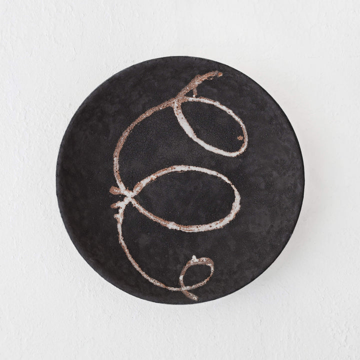 FRANCHE HAND PAINTED CERAMIC PLATE  |  34CM