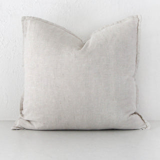 FRENCH LINEN CUSHION BUNDLE X2  | 60X60  |  NATURAL FLAX