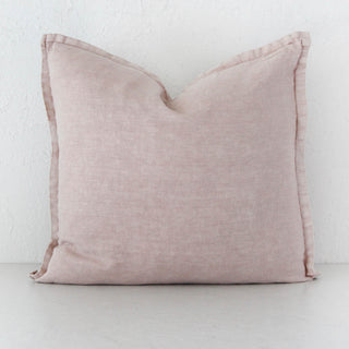 FRENCH LINEN CUSHION BUNDLE X2  | 60X60  |  NUDE PARCHMENT