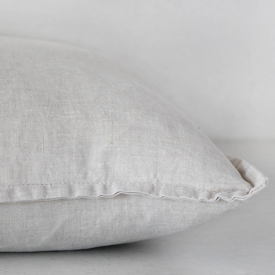 FRENCH LINEN CUSHION BUNDLE X2  | 50X50  |  NATURAL FLAX