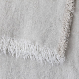 FRENCH LINEN THROW  |  180X140CM  |  NATURAL FLAX