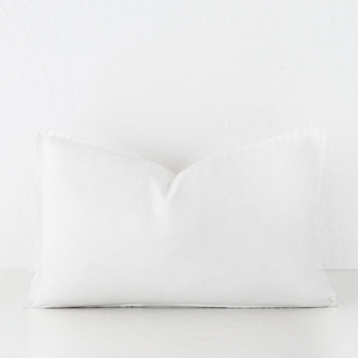 FRENCH LINEN CUSHION  |  CASPER WHITE  |  40X60