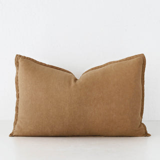 FRENCH LINEN CUSHION  |  TOBACCO CIGAR  |  40X60
