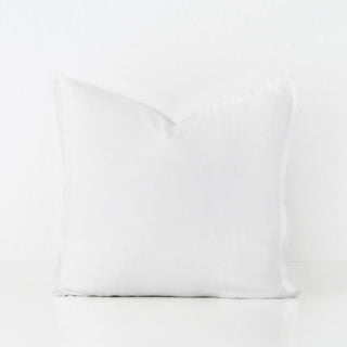 FRENCH LINEN CUSHION  |  CASPER WHITE  |  50X50