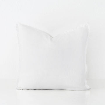 FRENCH LINEN CUSHION  |  CASPER WHITE  |  50X50