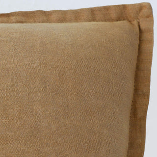 FRENCH LINEN CUSHION  |  TOBACCO CIGAR  |  40X60 | 50X50 | 60X60