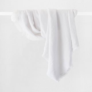 LBD EXCLUSIVE  |  FRENCH LINEN THROW  |  180X140CM  |  CASPER WHITE