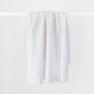 LBD EXCLUSIVE  |  FRENCH LINEN THROW  |  180X140CM  |  CASPER WHITE