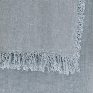 LBD EXCLUSIVE  |  FRENCH LINEN THROW  |  180X140CM  |  DENIM BREEZE