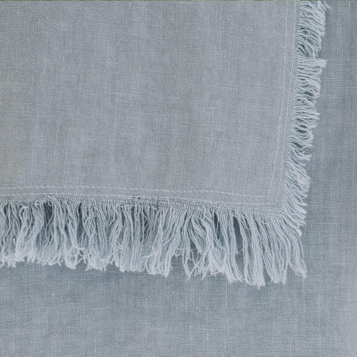 LBD EXCLUSIVE  |  FRENCH LINEN THROW  |  180X140CM  |  DENIM BREEZE