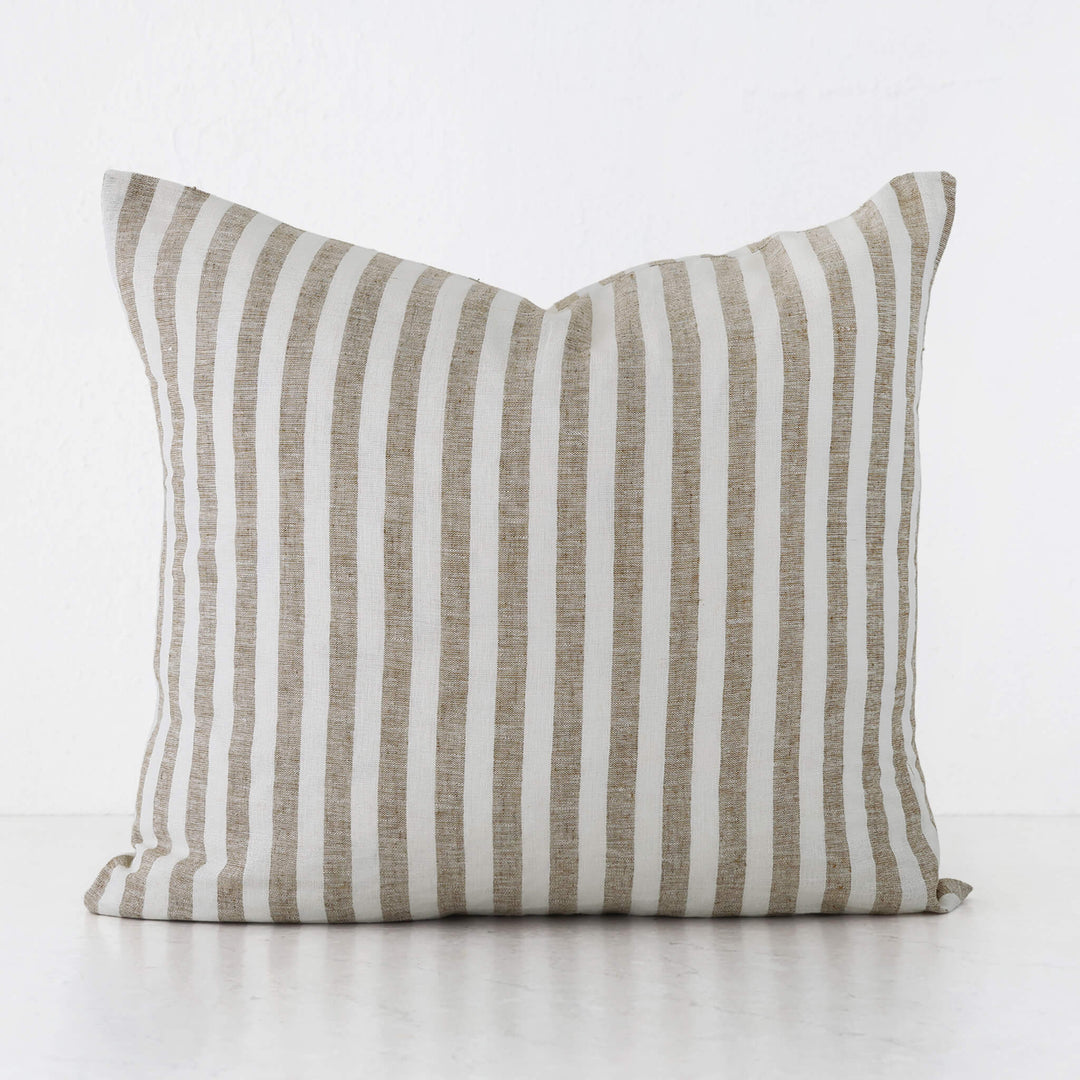 FRONTERA AWNING STRIPE | CHESTNUT MUSTARD | 40X60 | 50X50 | 60X60