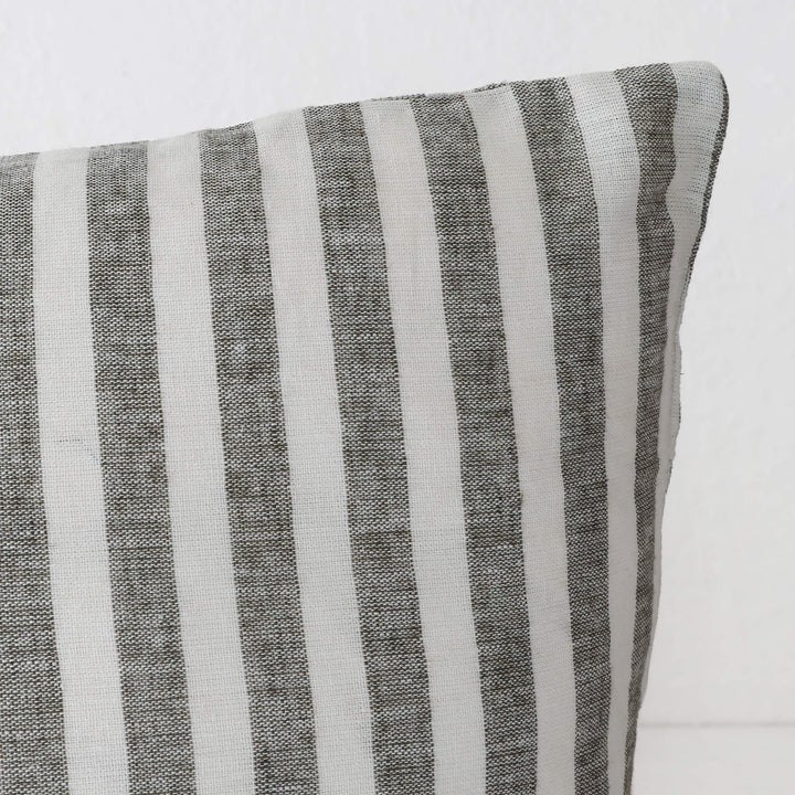 FRONTERA AWNING STRIPE CUSHION BUNDLES | EBONY MOCHA | 40X60 | 50X50 | 60X60
