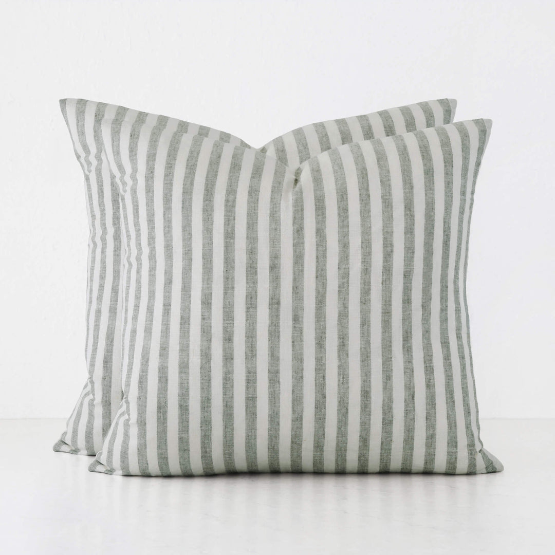 FRONTERA AWNING STRIPE CUSHION BUNDLES | ARMADA GREEN | 50X50