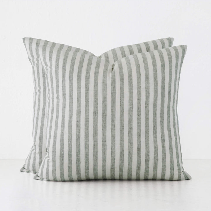 FRONTERA AWNING STRIPE CUSHION BUNDLES | ARMADA GREEN | 50X50