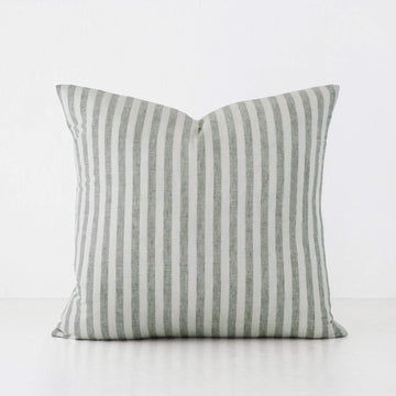 FRONTERA AWNING STRIPE CUSHION | ARMADA GREEN | 50X60