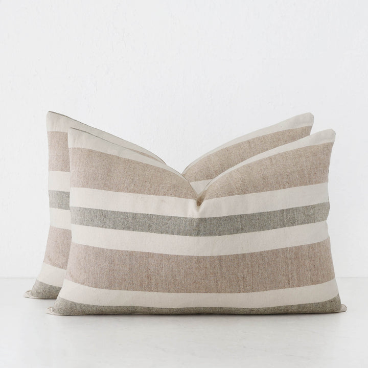 FRONTERA MULTI CUSHION BUNDLES | BURNT ALMOND + LINEN | 40X60
