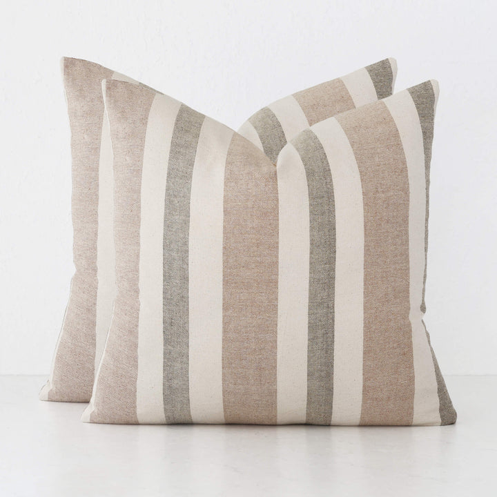 FRONTERA MULTI CUSHION BUNDLES | BURNT ALMOND + LINEN | 60X60