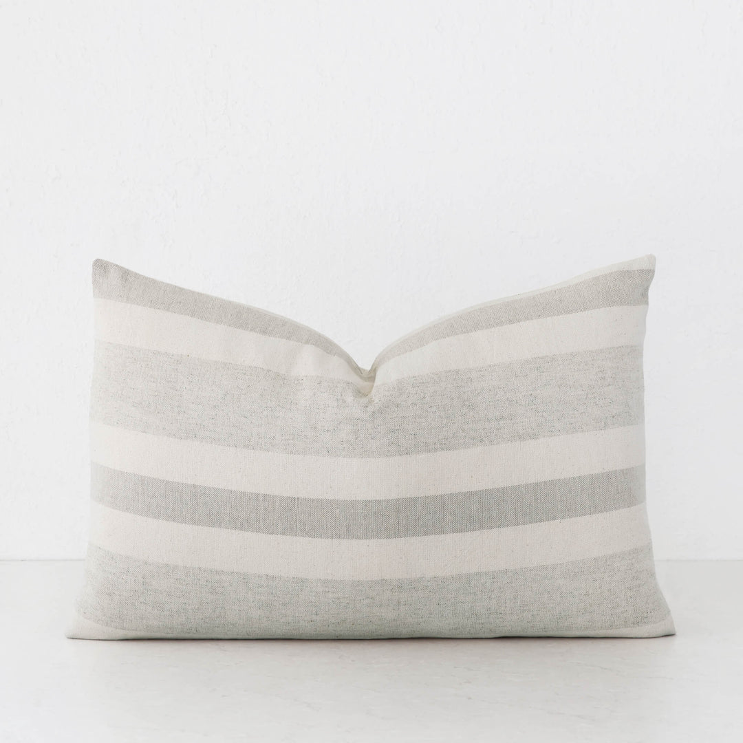 FRONTERA MULTI STRIPE CUSHION | DUNE BEIGE + LINEN | 40X60 | 50X50 | 60X60